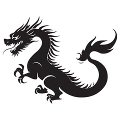 Medieval Dragon Design – Fantasy Beast Illustration