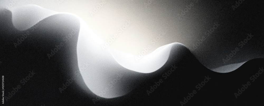 Leinwandbilder black gray gradient abstract composition with noise texture for minimalist design and modern art