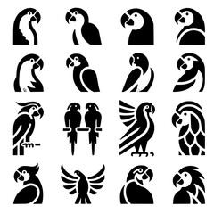 parrot Icon Set