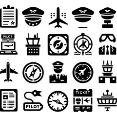 pilot Icon Set