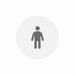 male wc icon sign vector