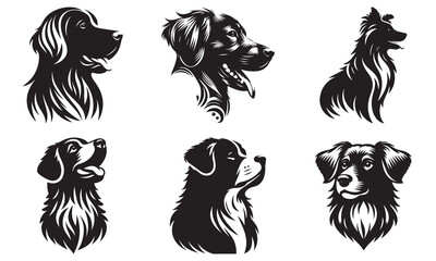 Minimalist Dog Silhouette Set