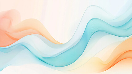 Fototapeta premium Abstract wave background whit pastel colors Abstract liquid lines whit vibarnt colors smooth wallpaper, pink satin background 