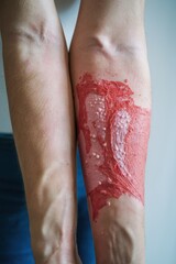 Severe Burn Injury: A Visual Depiction of Second-Degree Burns