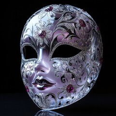 Elegant Decorative Mask with Intricate Design