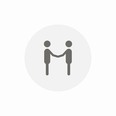 friends unity icon sign vector