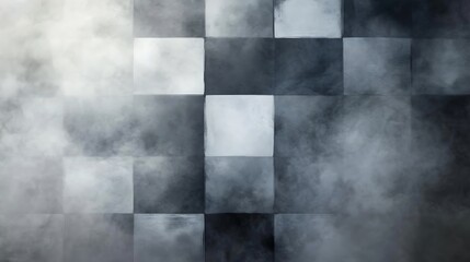 Checkered Flag in Smoke
