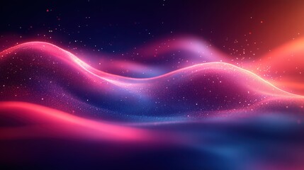 Obraz premium Abstract waves of color and light create a dreamy, ethereal atmosphere.