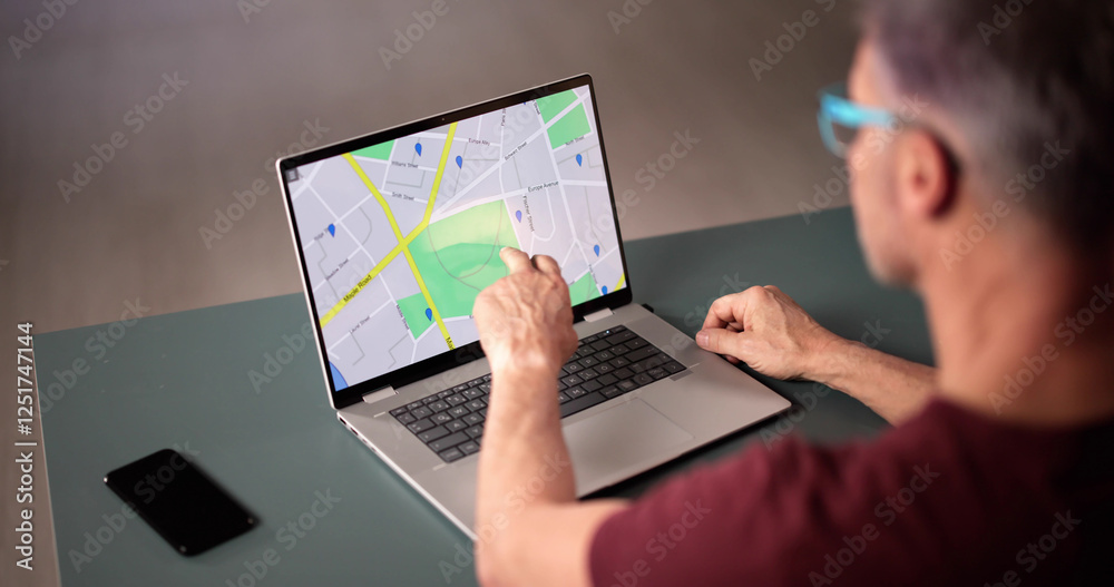 Poster GPS Location Map Search
