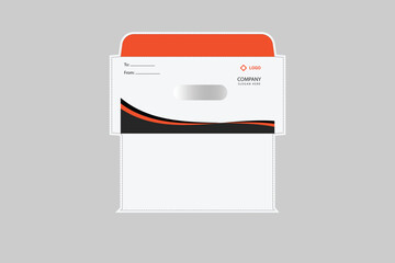 Naklejka premium Envelop Design Template vecor