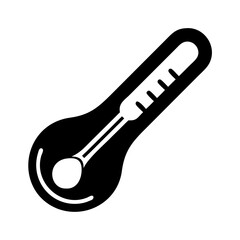 thermometer icon, thermometer silhouette vector -, thermometer Editable Vector Illustration.