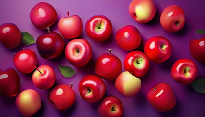 Frische rote &Auml;pfel