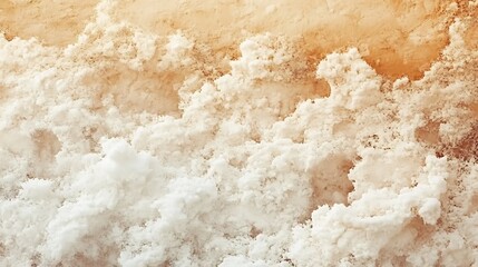 Abstract textured white clusters