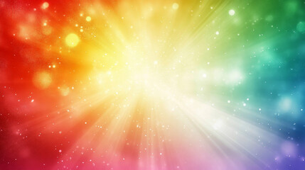 Radiant Spectrum Light Burst Bright Energetic Background