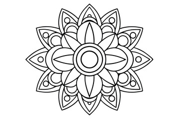 abstract flower vector illustration