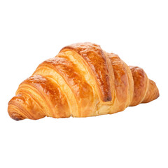 Croissant isolated on transparent background