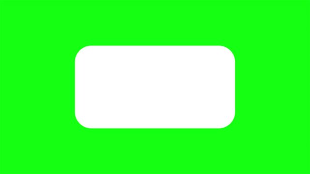 white box or square pop-up bouncy animation
bouncy message box animation with green screen 4k