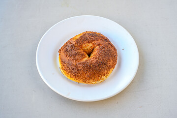 Turkish pastry product , tasty pogaca, acma . Simit, gevrek. Turkish Pastries; peynirli, patatesli, kasarli pogaca, sosili acma, dereotlu pogaca,  borek, acma, ay coregi at patisserie showcase.