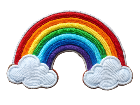 abstract rainbow background - Powered by Adobe