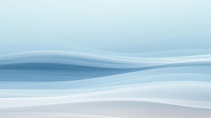 Fototapeta premium Soft Ripple Waves in Neutral Sand & Sky Blue Tones