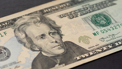 Images of banknotes of various countries. us dollar photos.