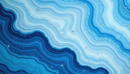 Fototapeta premium Intricate blue white marble with swirling veins , elegant, glossy, texture