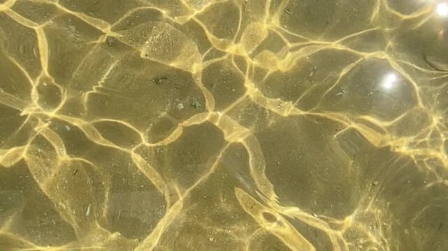 Sun glare on sea water against yellow sand, slow motionow, sparkle, overlay, wallpaper, night, ye