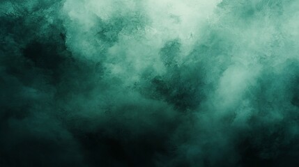 Obraz premium Abstract teal smoke clouds background; artistic effect