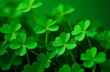Clover leaves (shamrock) - symbol of St. Patrick's Day