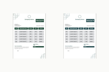 Invoice design template