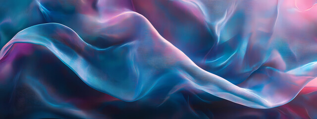 Obraz premium Futuristic Light Fabric in Motion