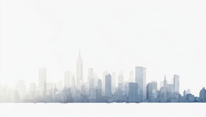 Naklejka premium City Skyline