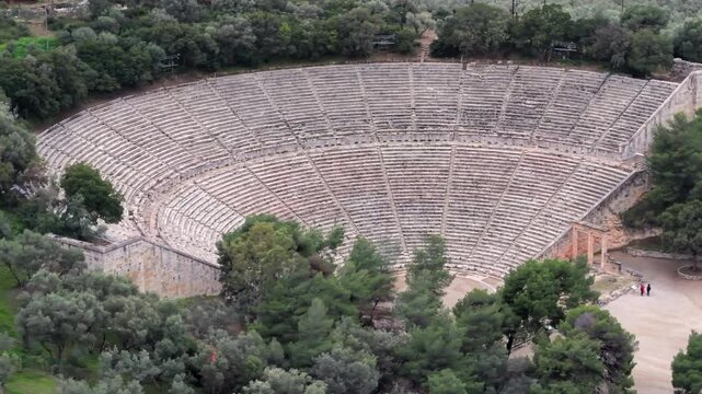 The Epidaurus Ancient Theatre is a theater in the ancient Greek city of Epidaurus, located in the Peloponnese.