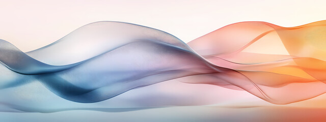 Elegant Abstract Fabric in Soft Hues