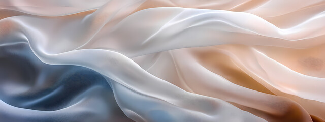 Obraz premium Elegant Abstract Fabric in Soft Hues
