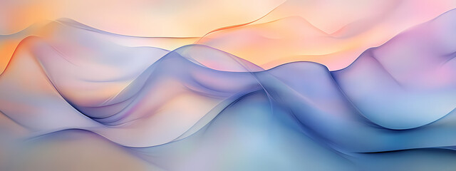 Elegant Abstract Fabric in Soft Hues