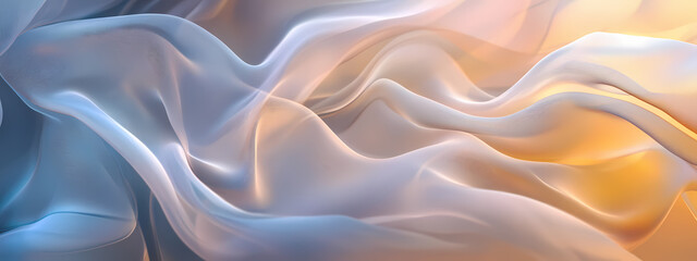 Obraz premium Elegant Abstract Fabric in Soft Hues