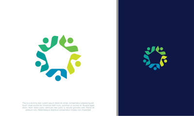 Global Community Logo Icon Elements Template. Community human Logo template vector. Community health care. Abstract Community logo. Social Networking logo designs.