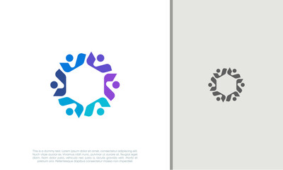 Global Community Logo Icon Elements Template. Community human Logo template vector. Community health care. Abstract Community logo. Social Networking logo designs.