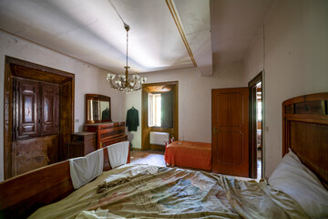 Old Abandoned Historic Villa of an Artist in Northern Italy