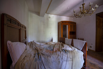 Old Abandoned Historic Villa of an Artist in Northern Italy