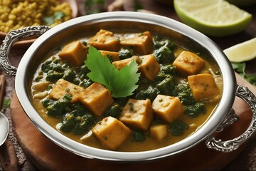 Palak Paneer Curry: A Traditional Indian Food Dish | Generative AI