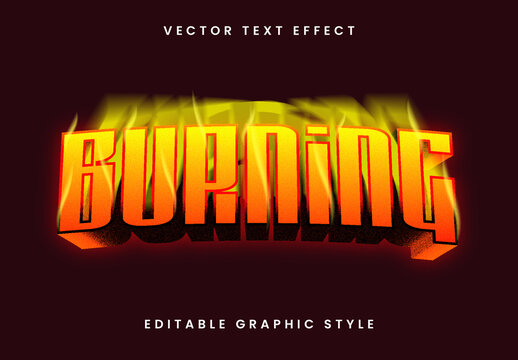 Yellow And Orange Bold Flames Font Fire Text Effect
