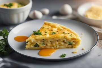 Delicious, Fluffy Omelet Made with Fresh Eggs | Generative AI