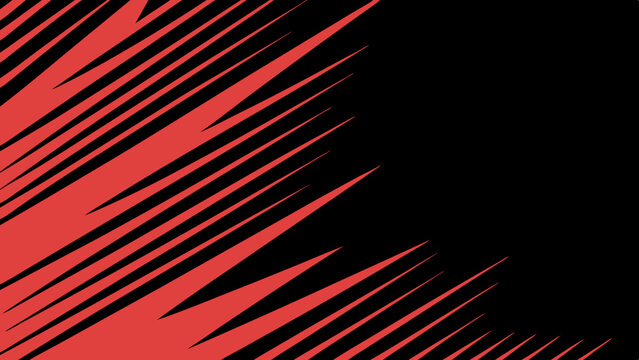 Bold dynamic graphic background with red and black streaks for modern design and creative projects, copy space