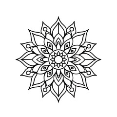 vector illustration of a flower