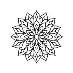 abstract flower vector illustration vector