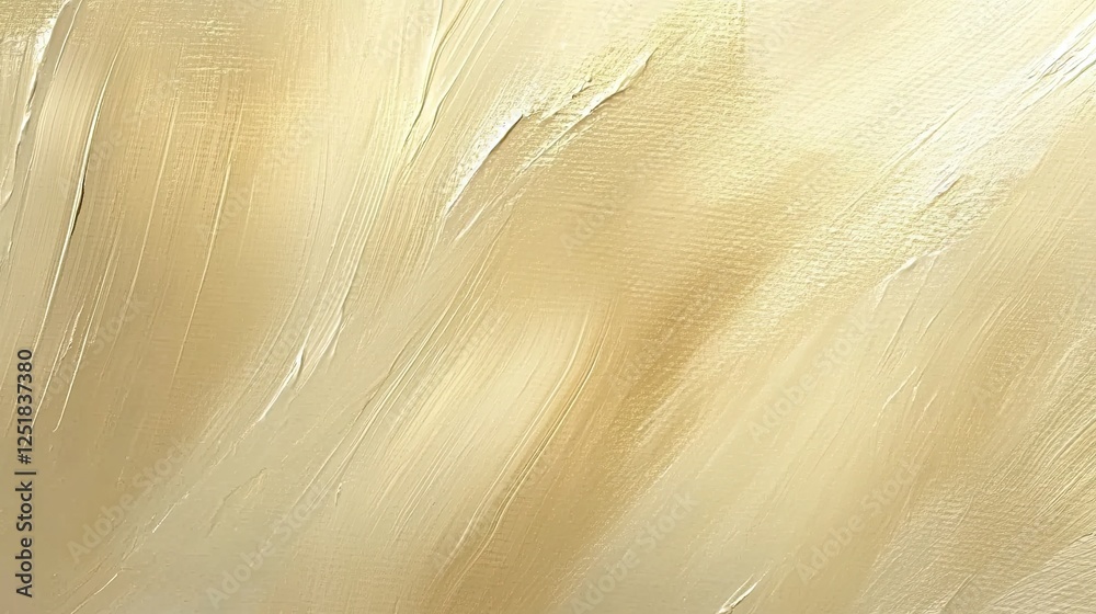 Poster exploring the allure of thick lime cream paint strokes on a neutral canvas in artistic expression