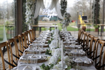 wedding table setting