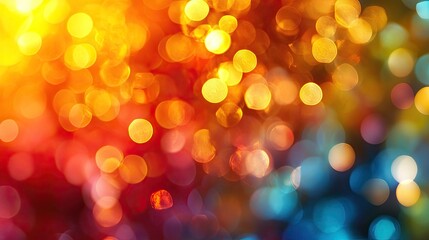 Abstract Blurred Rainbow Background with Colorful Wallpaper Design. 